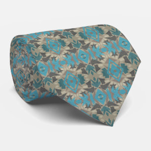 Corbata Arte y Colores con Patrón del Suroeste Americano