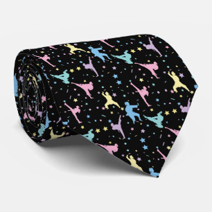 Corbata Artes Marciales Karate Abstracto Estrellas Destell