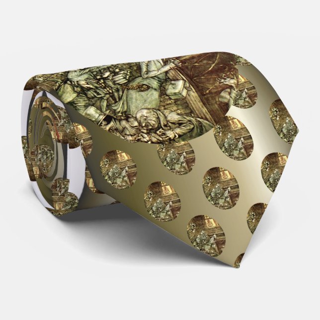 Corbata Arthur Rackham - A Navidades Carol - Ghosts (Enrollado)