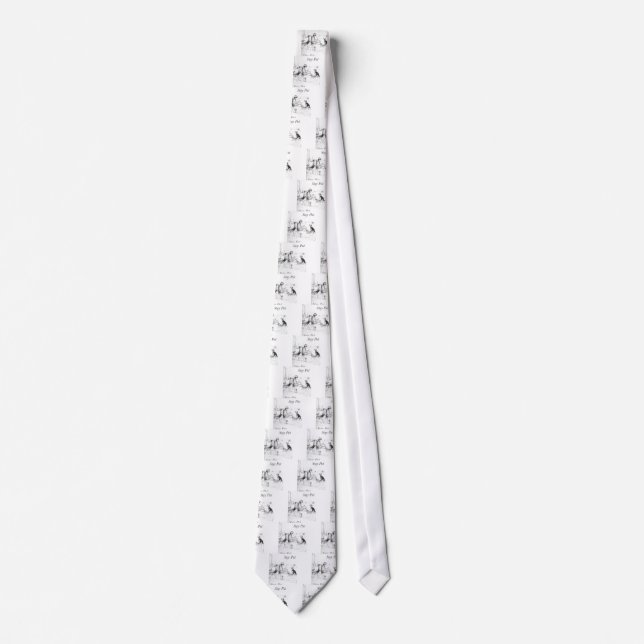 Corbata Artículos del amante del perro (Anverso)