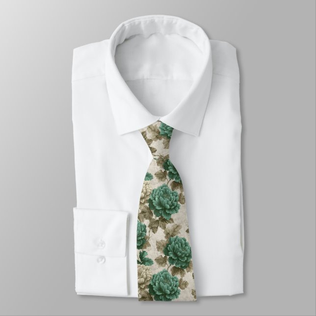 Corbata Artistic Birthday Gifts For Husband Peonies Floral (Atado)