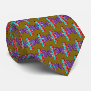 Corbata Artsy lll Kidney Brown