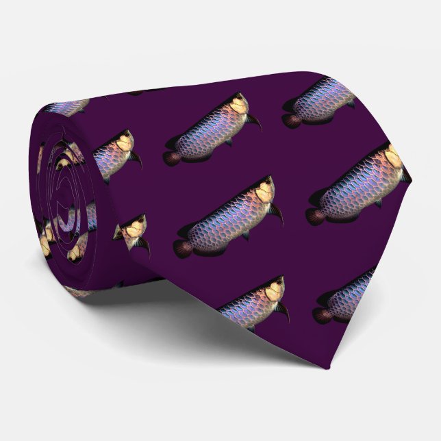 Corbata Asian Arowana (Enrollado)