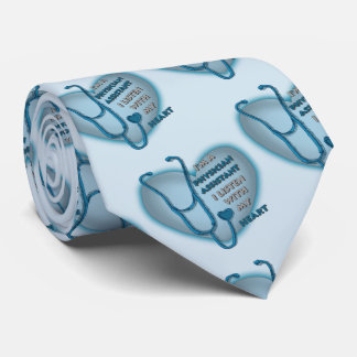 Corbata Asistente para médicos del corazón azul