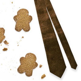 Corbata Aspecto ante de la costura de Leather・Doble latera