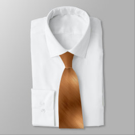 Corbata Aspecto de cobre cepillado