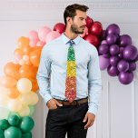 Corbata Aspecto del Purpurina del Orgullo Arcoiris<br><div class="desc">Este diseño fue creado a través del arte digital. Se puede personalizar haciendo clic en el botón personalizar y cambiando el color, agregando un nombre, iniciales o tus palabras favoritas. Contáctame en colorflowcreations@gmail.com si quieres tener este diseño en otro producto. Compra mi pintura de acrílico abstracta original a la venta...</div>