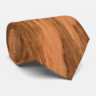 Corbata Aspecto natural de Eucalyptus Madera de Grano