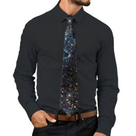 Corbata Astronomía Blue Night Sky Photo