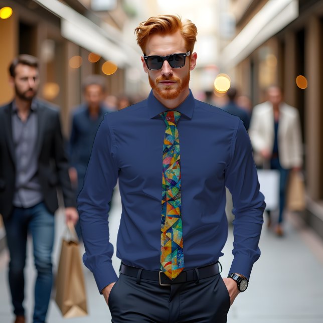 Corbata Ataque artístico abstracto de Kaleidoscope cósmico (Subido por el creador)