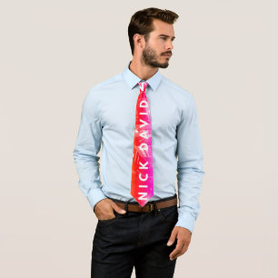Corbata Ataque con el logotipo de la vida de NiCK DAViD -