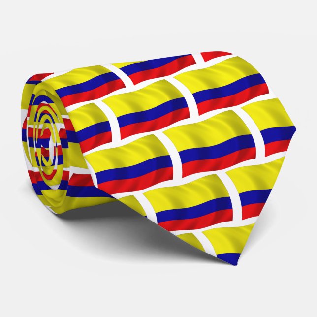 Corbata Ataque de bandera de Colombia (Enrollado)