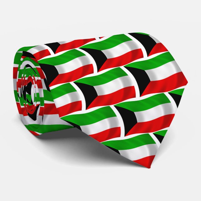 Corbata Ataque de bandera de Kuwait (Enrollado)