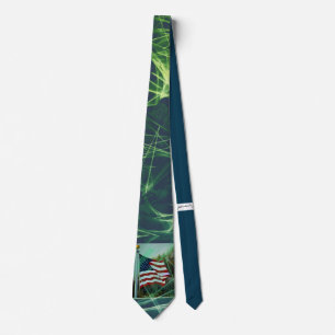 Corbata Ataque de bandera estadounidense