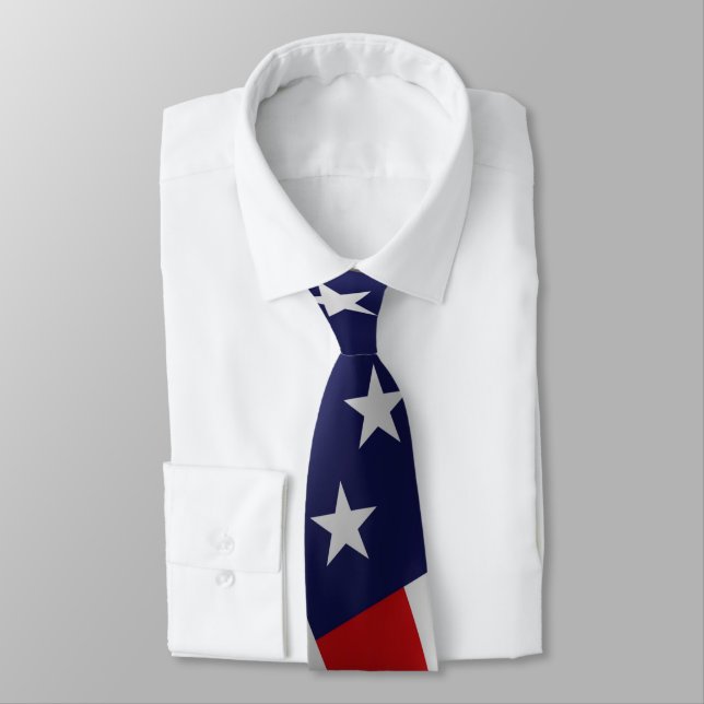 Corbata Ataque de bandera estadounidense (Atado)