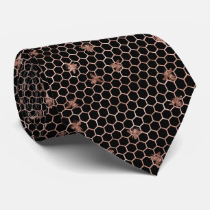 Corbata Ataque de cuello de abeja con burbujas de verano