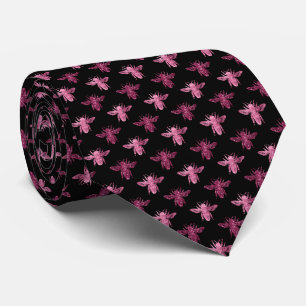 Corbata Ataque de cuello de abeja con burbujas de verano
