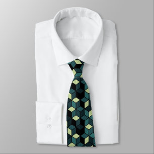 Corbata Ataque de cuello de cubo de hexágono moderno para