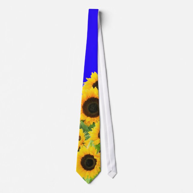 Corbata Ataque de cuello de girasol Bandera ucraniana apoy (Anverso)