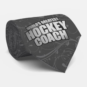 Corbata Ataque de entrenador de hockey más grande del mund