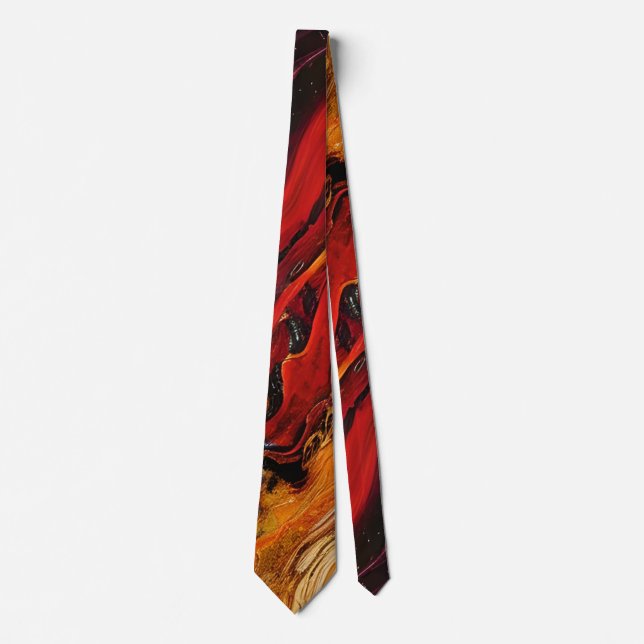 Corbata Ataque de fuego dorado (Anverso)