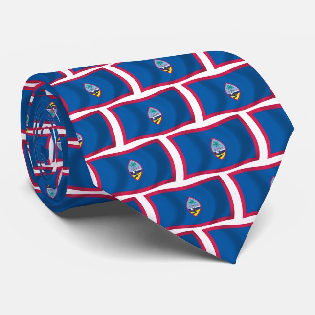 Corbata Ataque de la bandera de Guam (Enrollado)