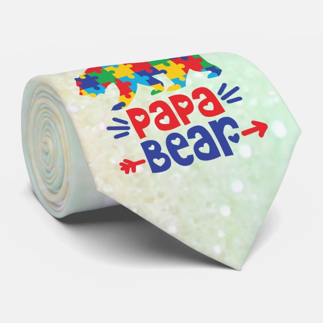 Corbata Ataque de los hombres del autismo (Enrollado)