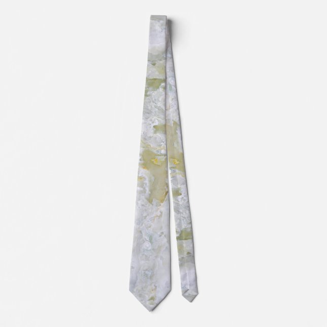 Corbata Ataque de patrón de piedra natural (Anverso)