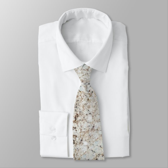 Corbata Ataque de patrón de piedra natural (Atado)