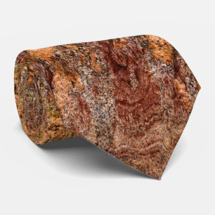 Corbata Ataque de patrón de piedra natural