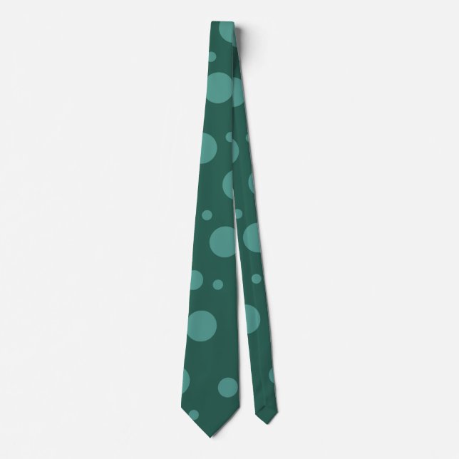 Corbata Ataque de puntos verdes (Anverso)