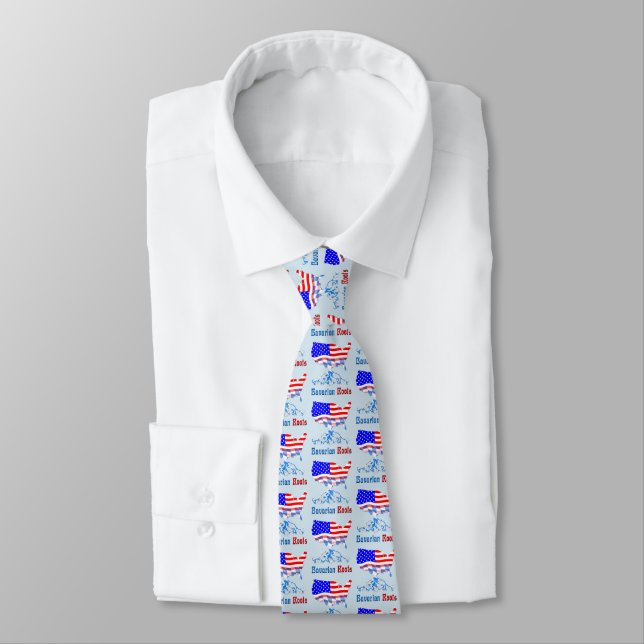 Corbata Ataque de raíces americanas bávaras (Atado)