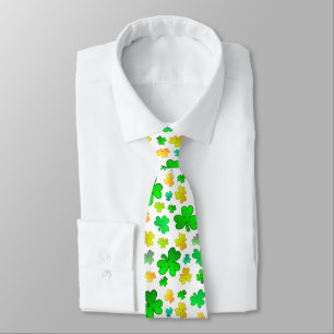 Corbata Ataque del Día de Shamrock St. Patrick