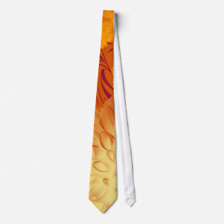 Corbata Ataque, hermoso diseño floral amarillo dorado y Na