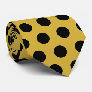 Corbata Ataque metálico de oro con estilo elegante de punt