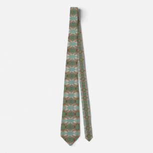 Corbata Ataque para hombres con diseño de hoja de gingko