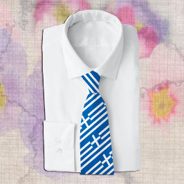 Corbata Ataque patriótico a Grecia, elegante bandera grieg