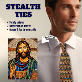 Corbata Ataque sigiloso de Jesucristo Mosaico