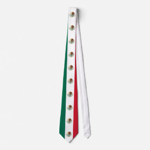 Corbata Atar con bandera de México
