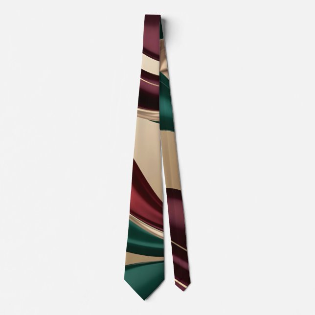 Corbata Atar en gráfico abstracto elegante (Anverso)
