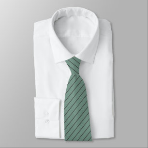 Corbata Atractivo verde con piñones de gris de carbón vege