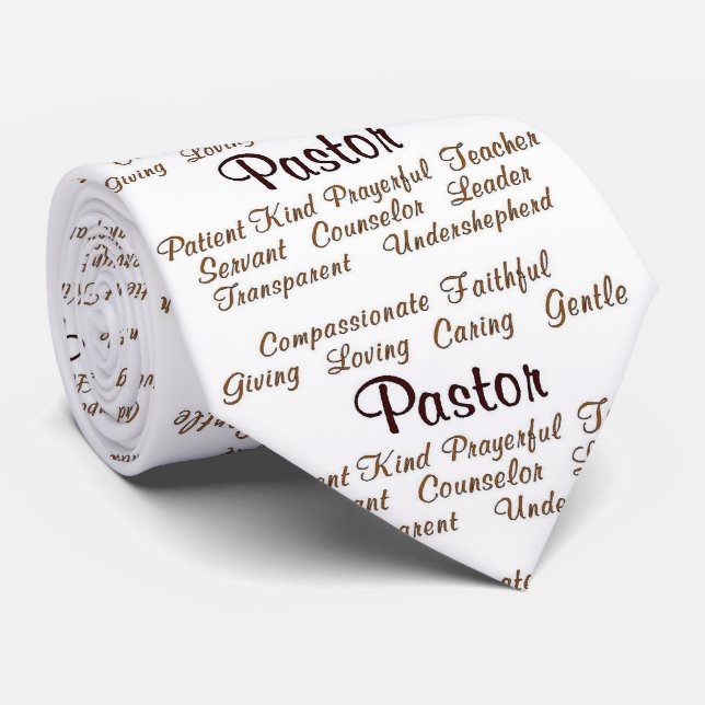 Corbata Atributos del Pastor (Enrollado)
