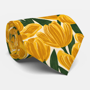 Corbata Atuendo de compromiso de boda con estampado de tul