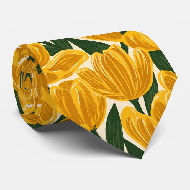 Corbata Atuendo de compromiso de boda con estampado de tul (Enrollado)