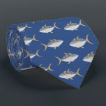 Corbata Atún Fish<br><div class="desc">Patrón divertido de los peces del atún con una sonrisa descarada, perfecto para los que gustan de los peces, la comida y la pesca. Arte original de Nic Squirrell.</div>
