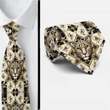 Corbata Audaz de Leopardo | Moda Masculina para Ho
