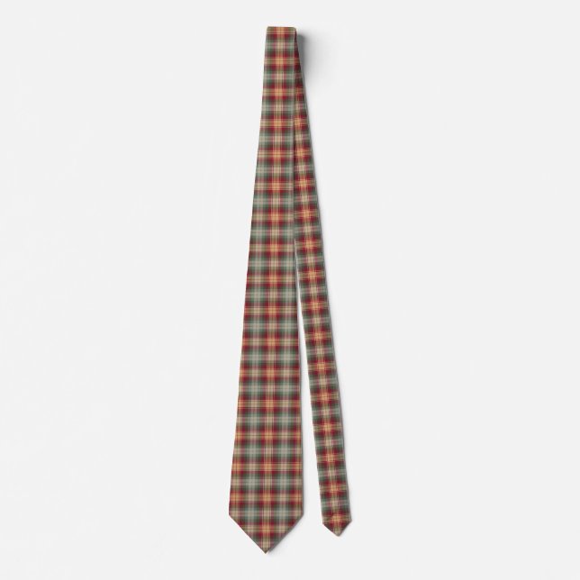 Corbata Auld Scotland Tartan Plaid Pattern (Anverso)