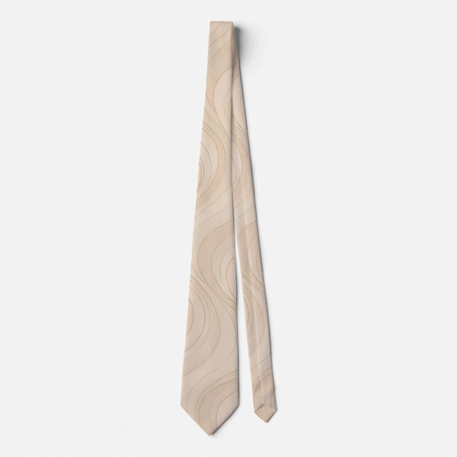Corbata Aura Gradiente Energía  Patrón Moderno  (Anverso)