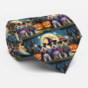 Corbata Australia Terrier Perro Calabaza Halloween Funny