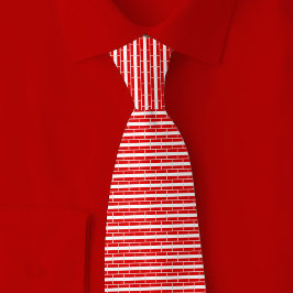 Corbata Austria Flag Brick Pattern